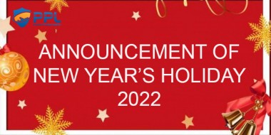  Announce of New Year Holiday 2022